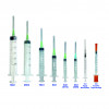 Jeringas desechables 3 partes luer lock (3 ml aguja por 23 G y 21 G)