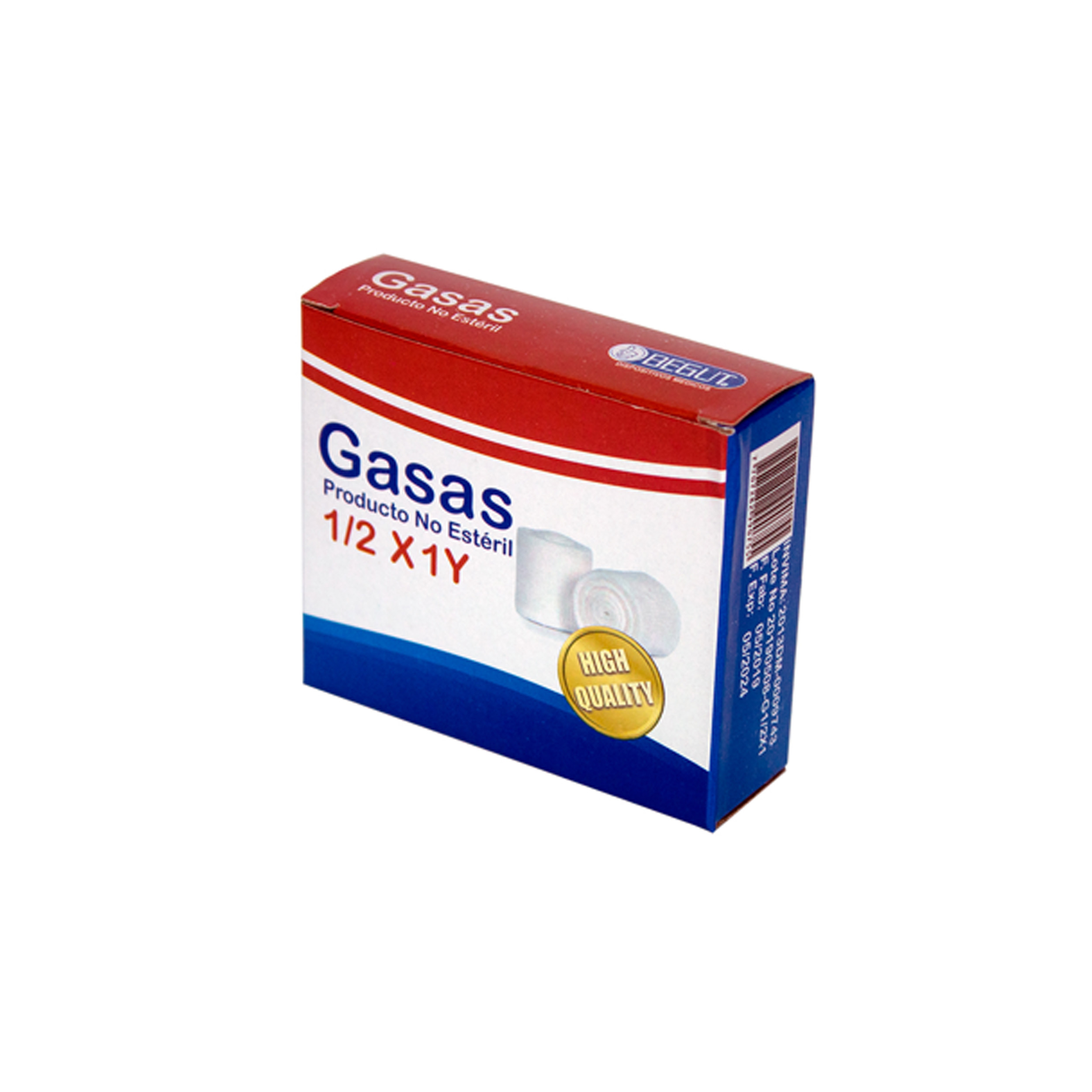 Gasas no estériles 1/2X1Y